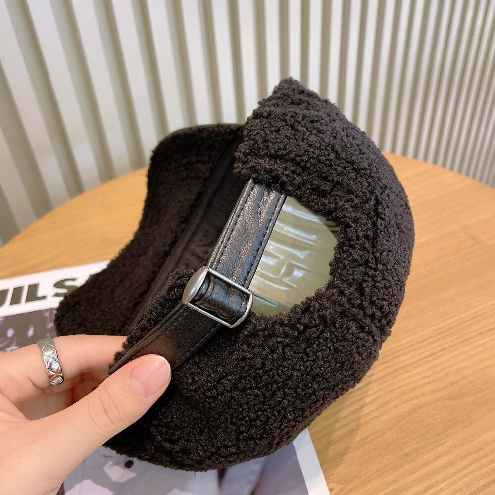 Balenciaga Teddy  Leather Baseball Cap in Black - Picture 8 of 9